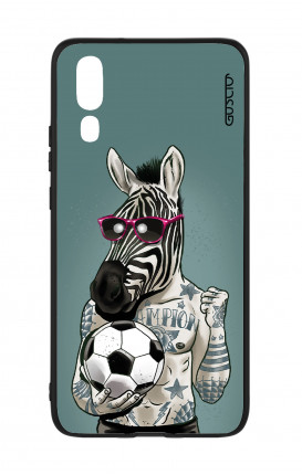 Huawei P20 WHT Two-Component Cover - Zebra