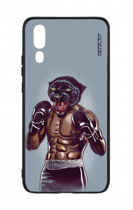Huawei P20 WHT Two-Component Cover - Boxing Panther
