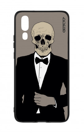 Cover Bicomponente Huawei P20 - Teschio in Smoking