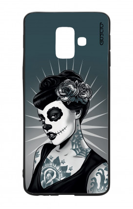 Samsung J6 2018 WHT Two-Component Cover - Calavera Grey Shades