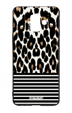 Samsung J6 2018 WHT Two-Component Cover - Animalier & Stripes