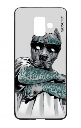 Cover Bicomponente Samsung J6 2018  - Pitbull tatuato