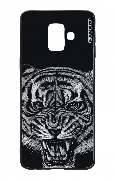 Cover Bicomponente Samsung A6 WHT - Tigre nera
