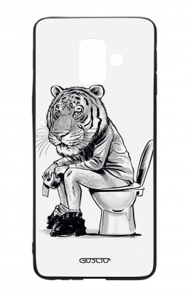 Samsung A6 WHT Two-Component Cover - Tiger on WC