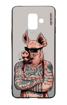 Samsung A6 Plus WHT Two-Component Cover - Hate BBQ