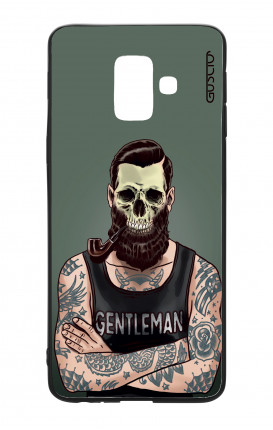 Cover Bicomponente Samsung A6 Plus - Teschio gentiluomo