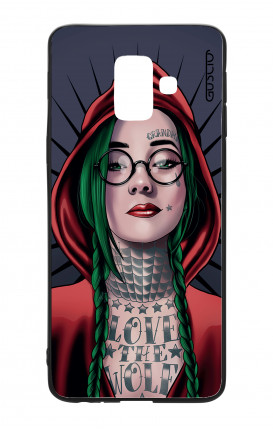 Samsung A6 Plus WHT Two-Component Cover - Red Hood Girl