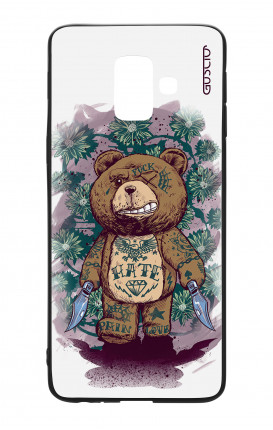 Samsung A6 Plus WHT Two-Component Cover - WHT Killin' Teddy