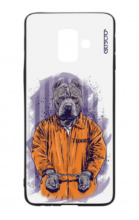 Samsung A6 Plus WHT Two-Component Cover - WHT Dog Jail