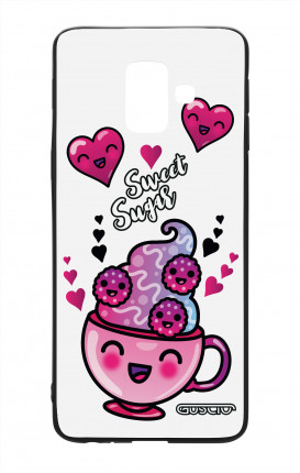 Cover Bicomponente Samsung A6 Plus - Tazza Kawaii bianco