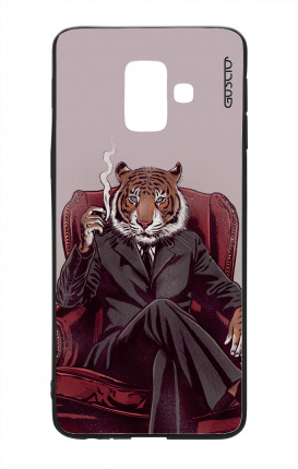 Cover Bicomponente Samsung A6 Plus - Tigre elegante
