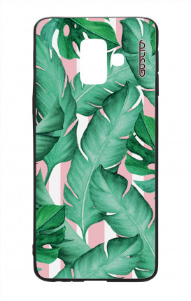 Cover Bicomponente Samsung A6 Plus - Foglie banano