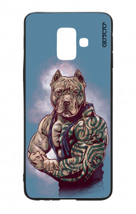 Samsung A6 Plus WHT Two-Component Cover - Pitbull Tattoo