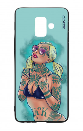 Cover Bicomponente Samsung A6 Plus - Pin Up bionda