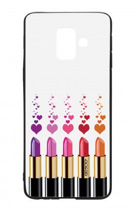 Samsung A6 Plus WHT Two-Component Cover - Lipsticks