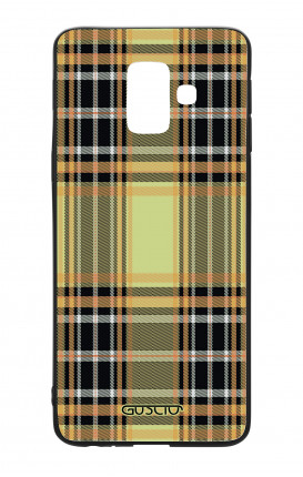 Cover Bicomponente Samsung A6 Plus - Tartan giallo