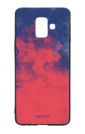 Samsung A6 Plus WHT Two-Component Cover - Mineral Red Blue