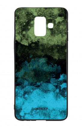 Cover Bicomponente Samsung A6 Plus - Mineral BlackLime