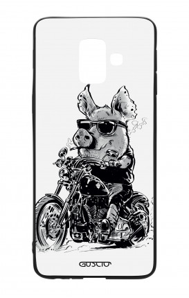 Cover Bicomponente Samsung A6 Plus - Maiale biker