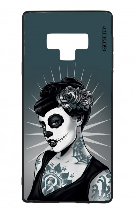 Cover Bicomponente Samsung Note 9 - Calavera bianco e nero