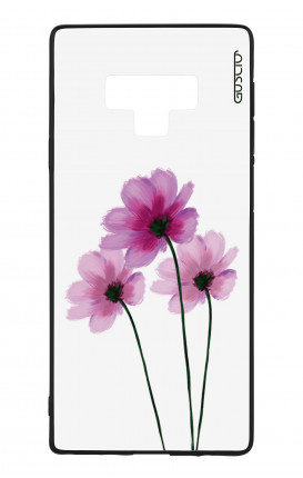 Samsung Note 9 WHT Two-Component Cover - Flowers on white