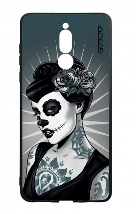 Cover Bicomponente Huawei Mate 10 Lite - Calavera bianco e nero