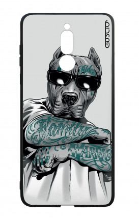 Huawei Mate10Lite WHT Two-Component Cover - Tattooed Pitbull