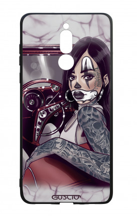 Cover Bicomponente Huawei Mate 10 Lite - Pin Up Chicana in auto