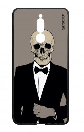 Huawei Mate10Lite WHT Two-Component Cover - Tuxedo Skull