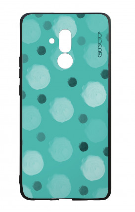 Huawei Mate20Lite WHT Two-Component Cover - Tiffany Polka dot