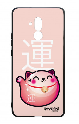 Huawei Mate20Lite WHT Two-Component Cover - Japanese Fortune cat Kawaii