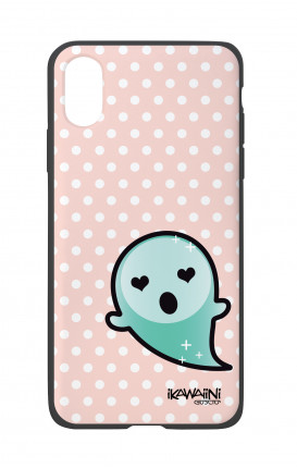 Apple iPh XS MAX WHT Two-Component Cover - Ghost Kawaii