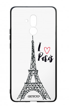 Huawei Mate20Lite WHT Two-Component Cover - I love Paris