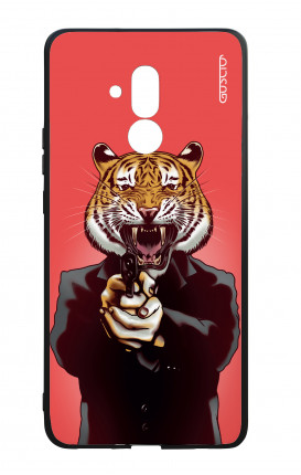 Huawei Mate20Lite WHT Two-Component Cover - Tiger with Gun