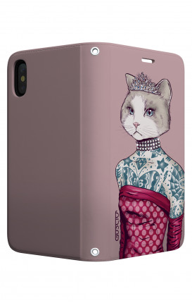 Cover STAND Apple iphone XS MAX - Gattina principessa