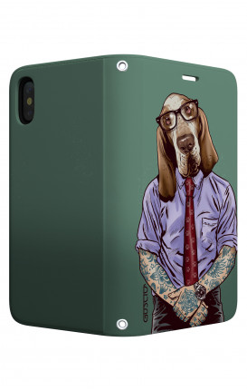 Cover STAND Apple iphone XS MAX - Bracco italiano tatuato