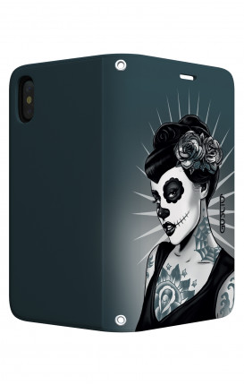 Case STAND Apple iphone XS MAX - Calavera Grey Shades