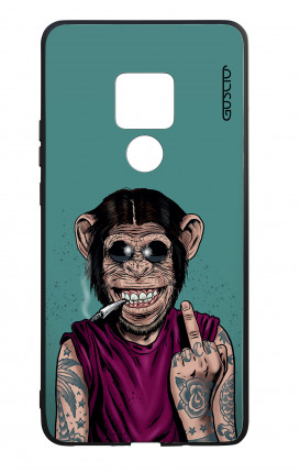 Huawei Mate20 WHT Two-Component Cover - Monkey's always Happy