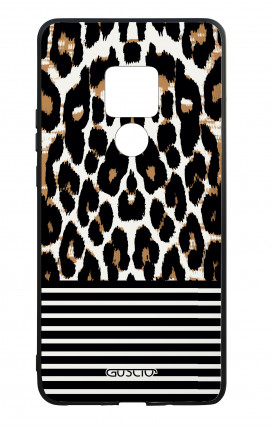 Huawei Mate20 WHT Two-Component Cover - Animalier & Stripes