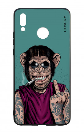Huawei P Smart Plus WHT Two-Component Cover - Monkey's always Happy