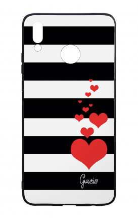 Huawei P Smart Plus WHT Two-Component Cover - Loving Stripes