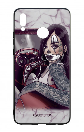 Huawei P Smart Plus WHT Two-Component Cover - Chicana Pin Up on her way
