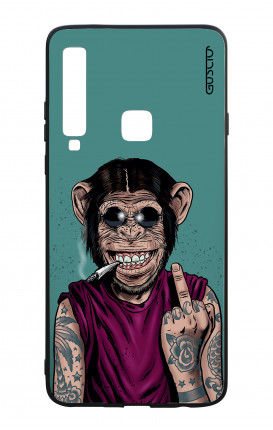 Samsung A9 2018 WHT Two-Component Cover - Monkey's always Happy
