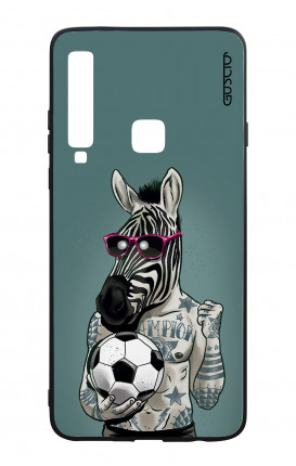 Samsung A9 2018 WHT Two-Component Cover - Zebra