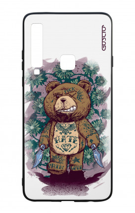 Cover Bicomponente Samsung A9 2018 - Orsacchiotto Killer bianco