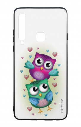 Cover Bicomponente Samsung A9 2018 - Coppia di gufi