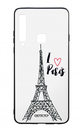 Samsung A9 2018 WHT Two-Component Cover - I love Paris