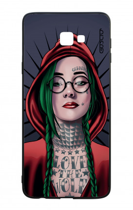 Cover Bicomponente Samsung J4 Plus - Cappuccetto rosso tatuata