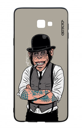 Cover Bicomponente Samsung J4 Plus - Scimmia con bombetta