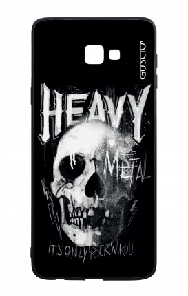 Samsung J4 Plus WHT Two-Component Cover - Heavy Skull
